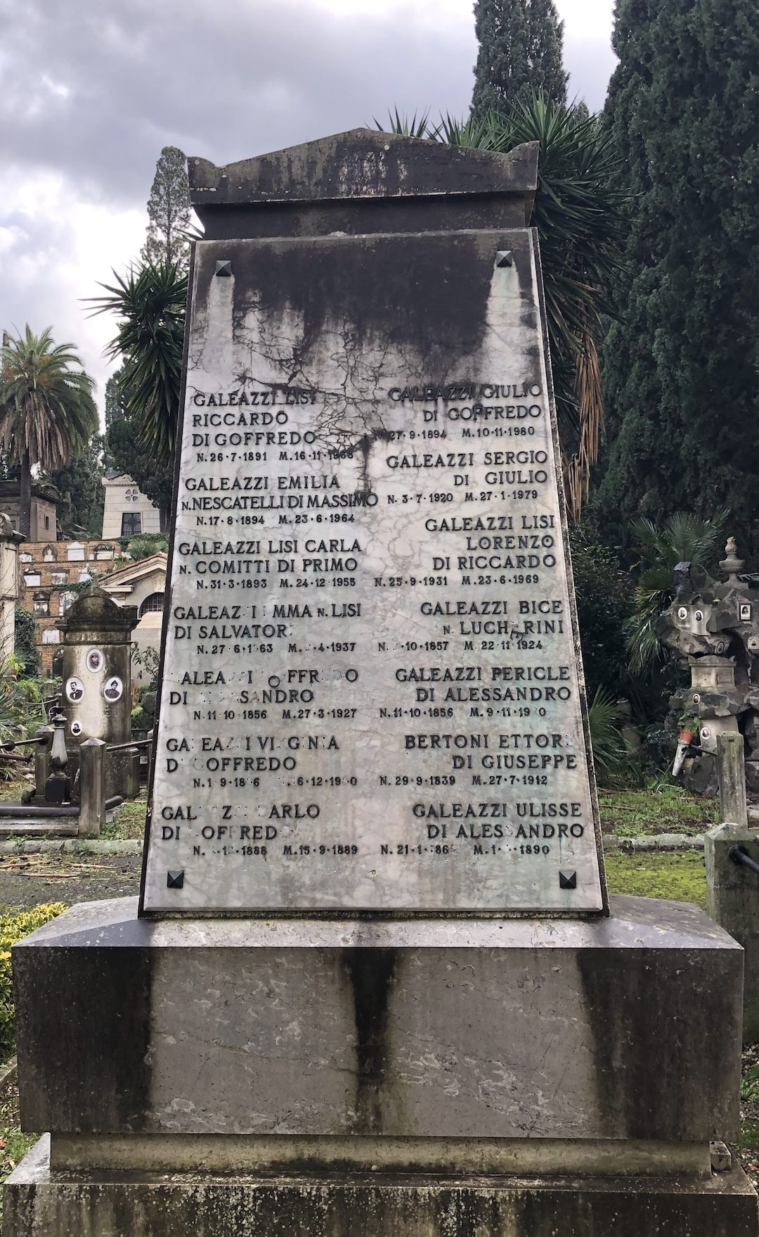Riccardo Galeazzi Lisi's tomb, Rome (4).jpg
